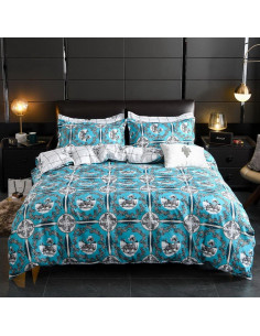 Mikrofaser Bettwäsche 1359 - 3tlg.180x200 Bettgarnitur...